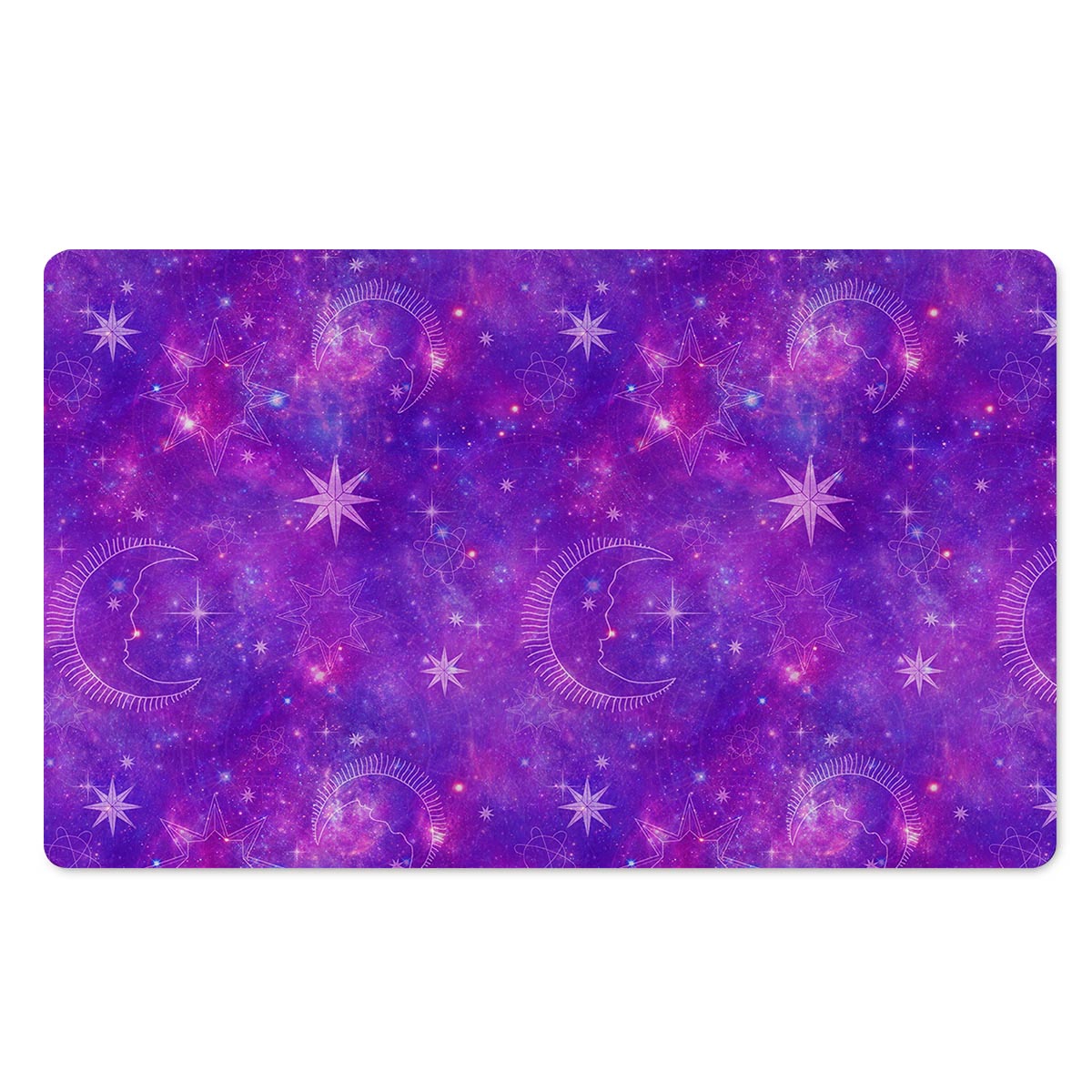 Luna Galaxy Space Door Mat-grizzshop