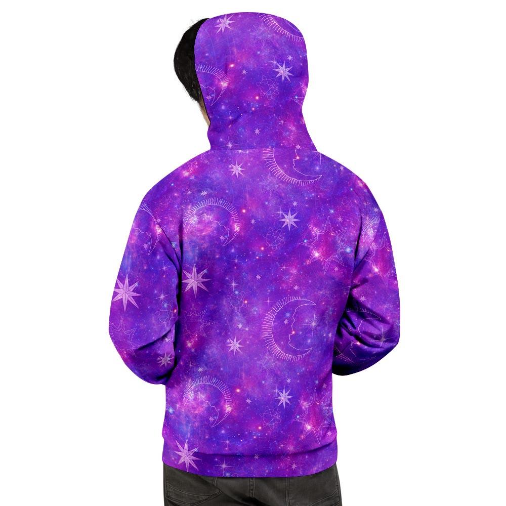 Luna Galaxy Space Men's Hoodie-grizzshop