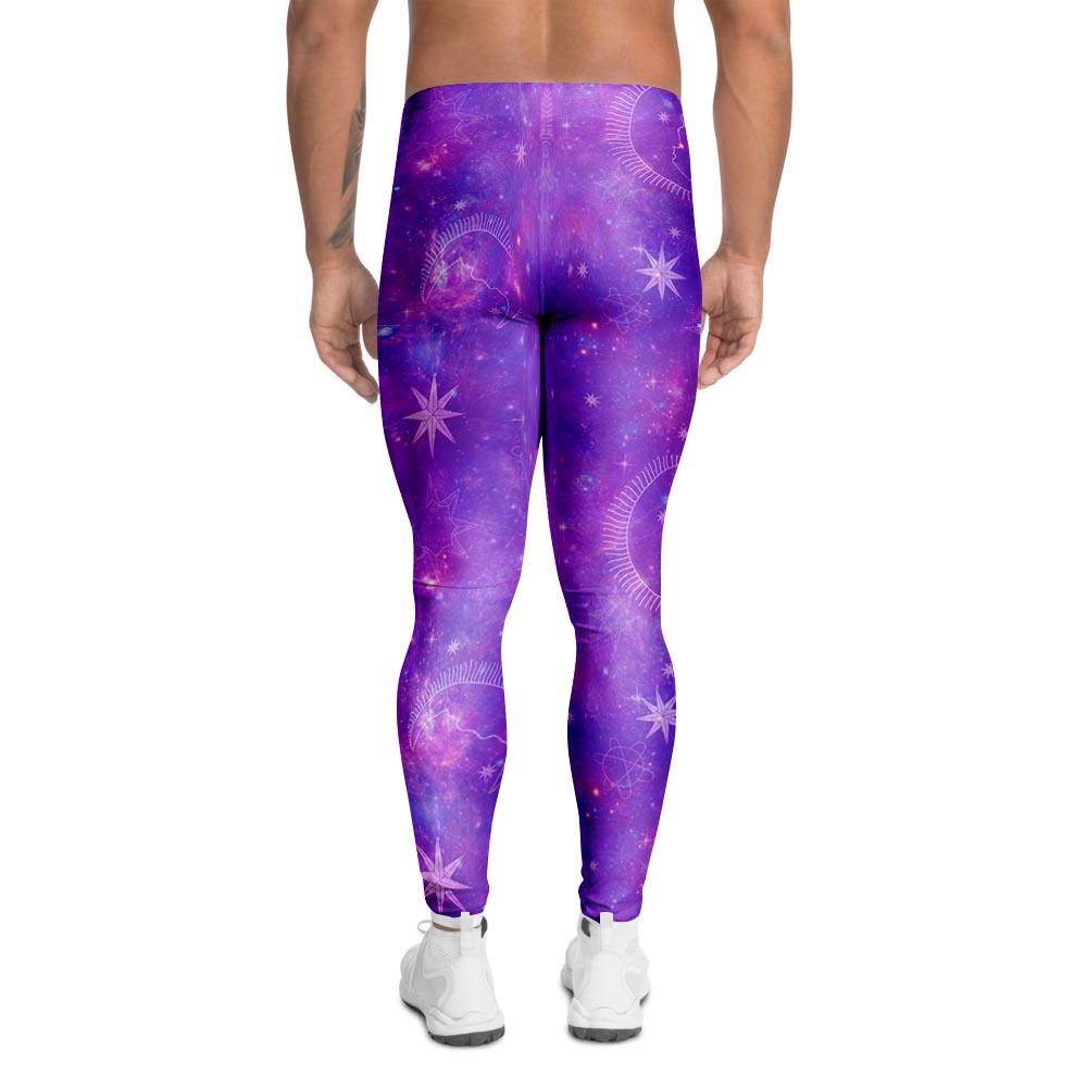 Luna Galaxy Space Men's Leggings-grizzshop