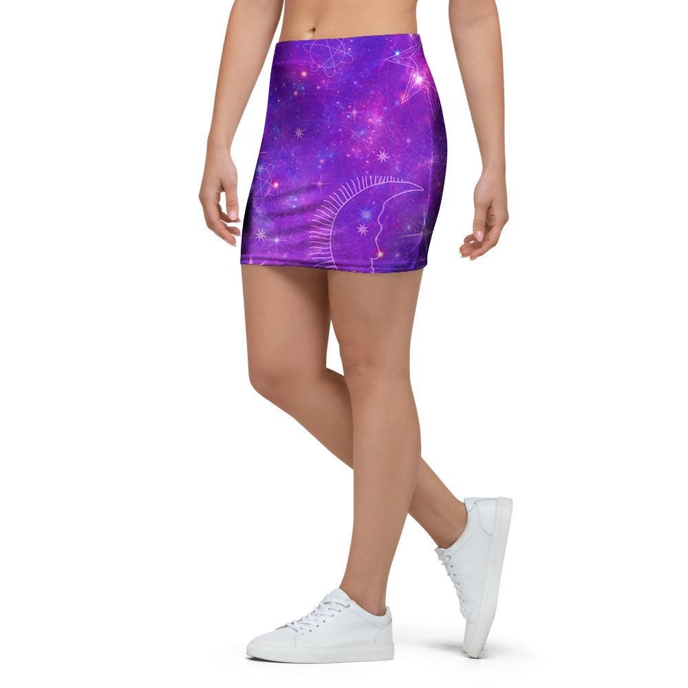 Luna Galaxy Space Mini Skirt-grizzshop