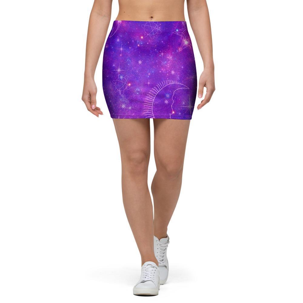 Luna Galaxy Space Mini Skirt-grizzshop