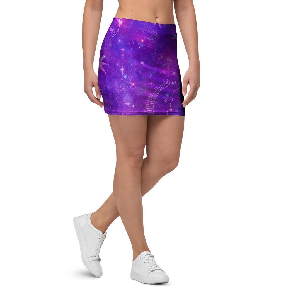 Luna Galaxy Space Mini Skirt-grizzshop