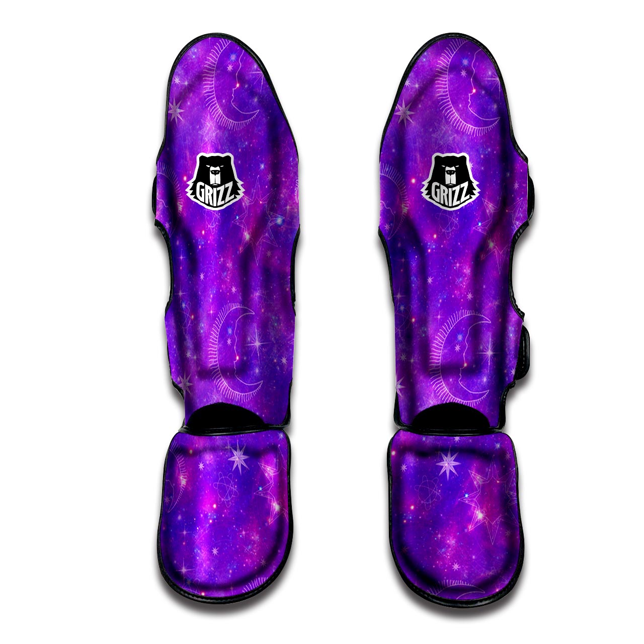 Luna Galaxy Space Muay Thai Shin Guard-grizzshop