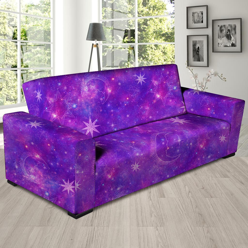 Luna Galaxy Space Sofa Cover-grizzshop