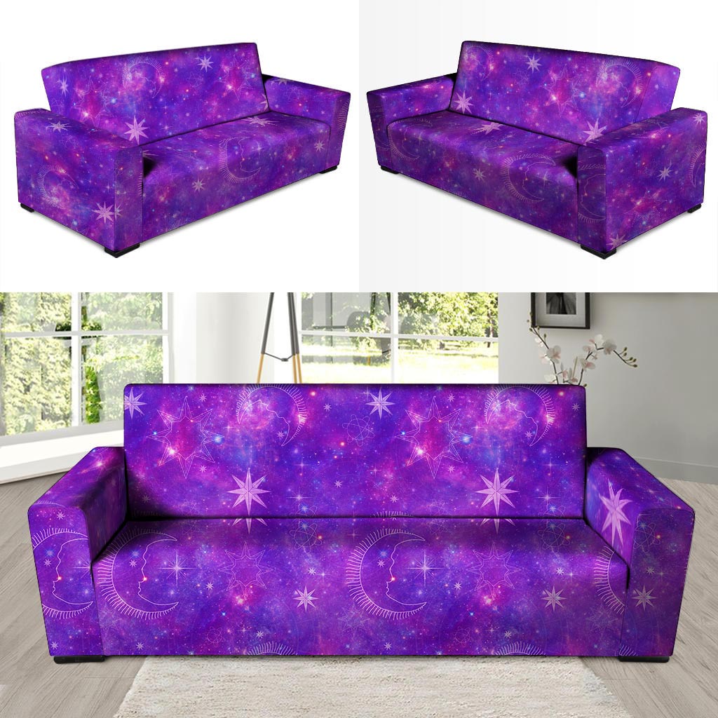 Luna Galaxy Space Sofa Cover-grizzshop