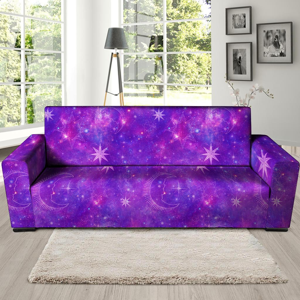 Luna Galaxy Space Sofa Cover-grizzshop