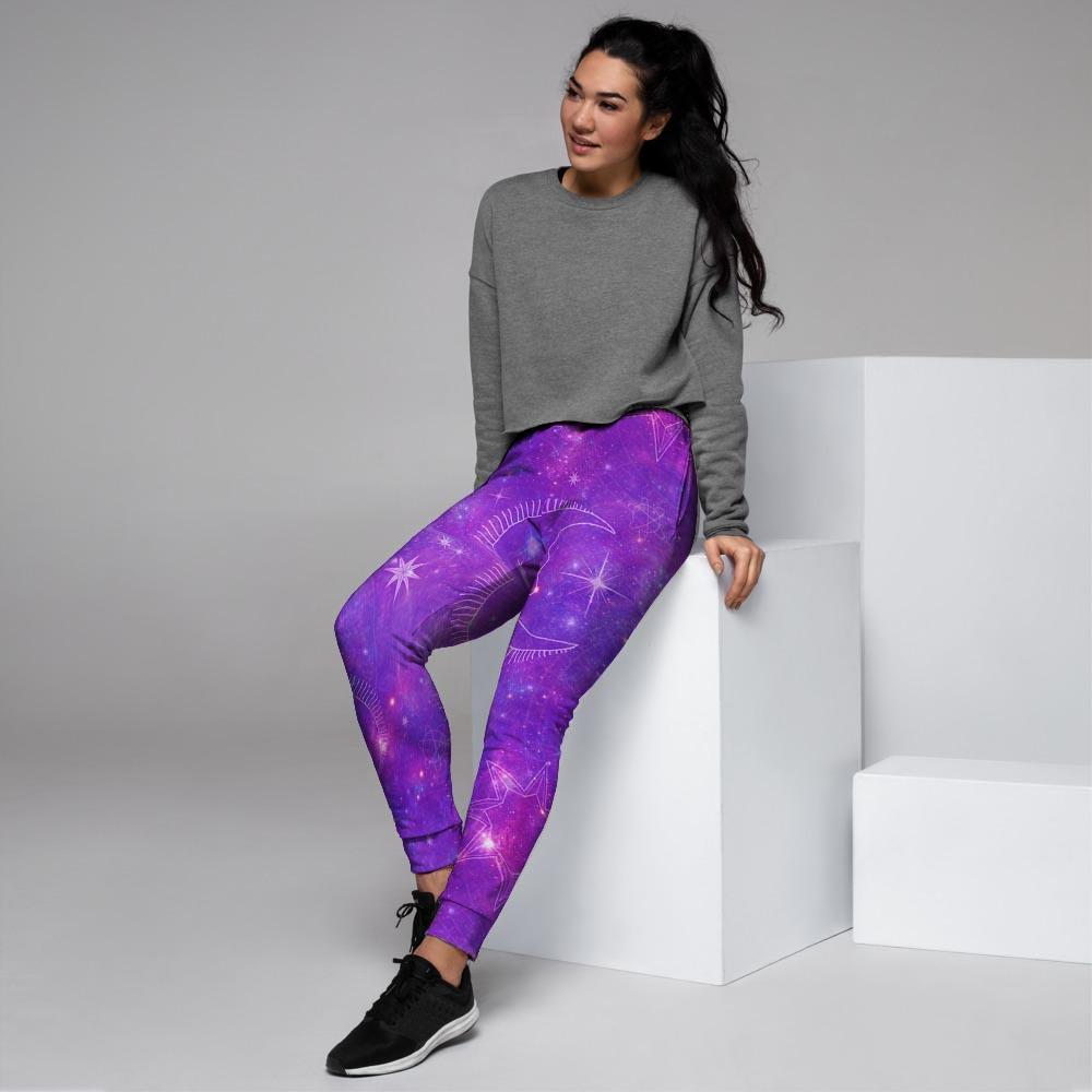 Luna Galaxy Space Women's Joggers-grizzshop