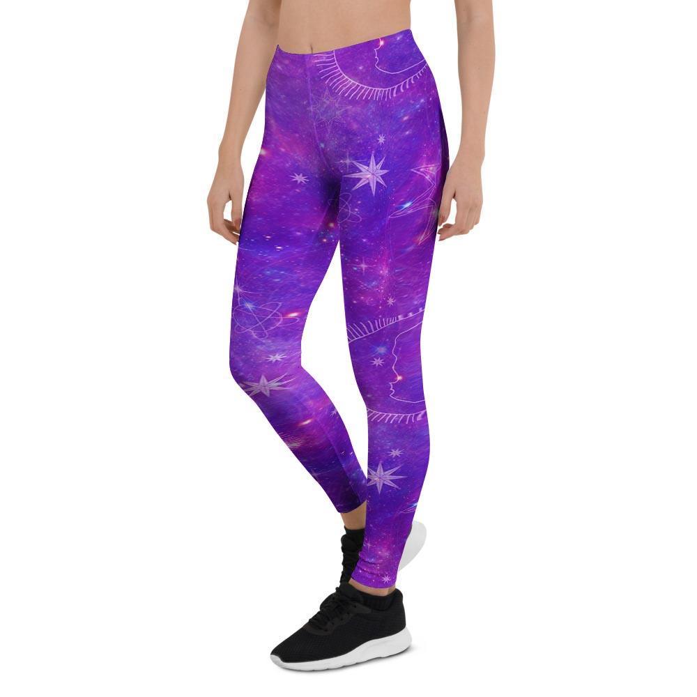 Luna Galaxy Space Women's Leggings-grizzshop