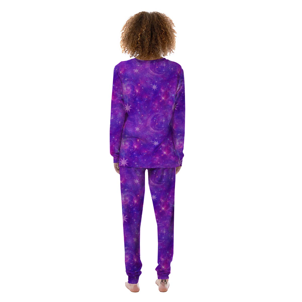 Luna Galaxy Space Women's Pajamas-grizzshop