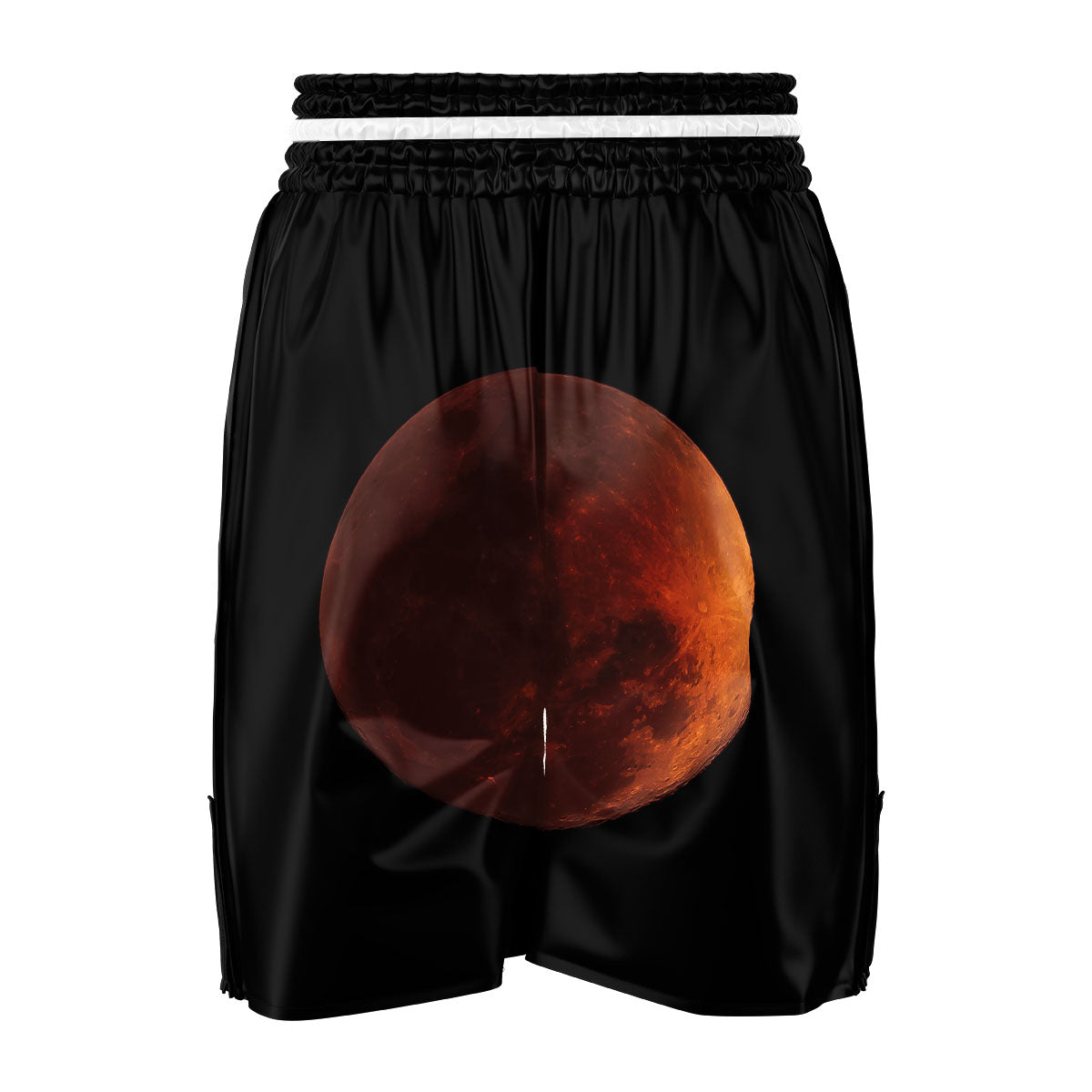 Lunar Cycle Eclipse Print Boxing Shorts-grizzshop
