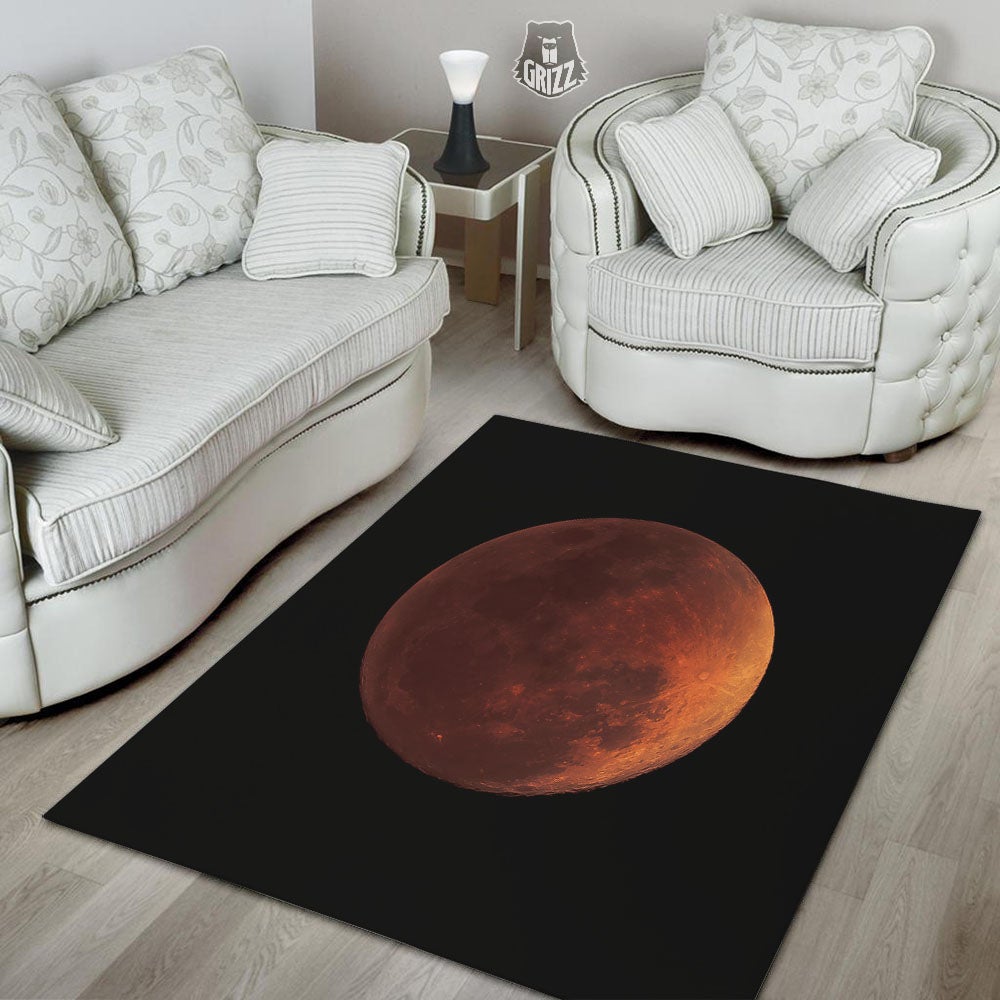 Lunar Cycle Eclipse Print Floor Mat-grizzshop