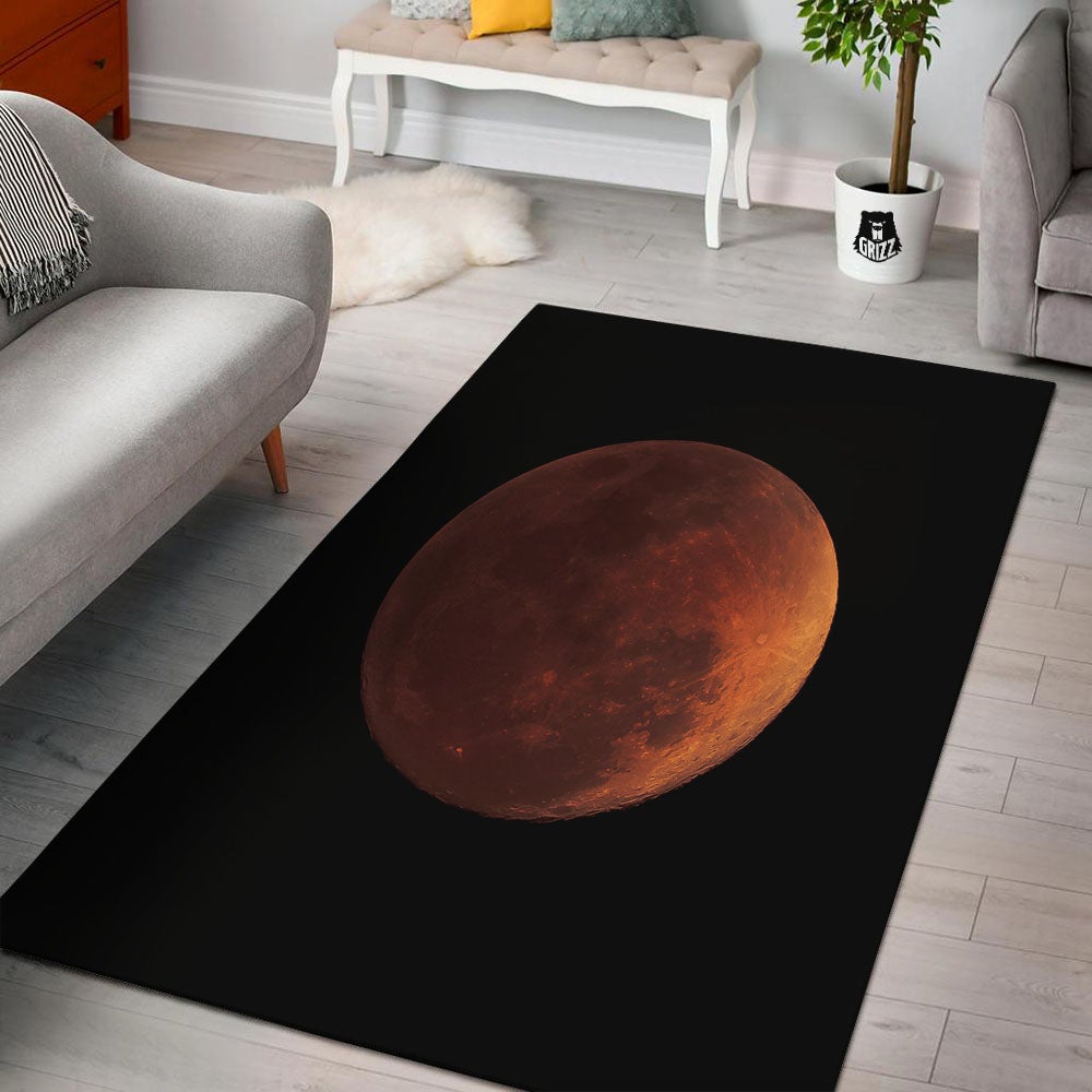 Lunar Cycle Eclipse Print Floor Mat-grizzshop