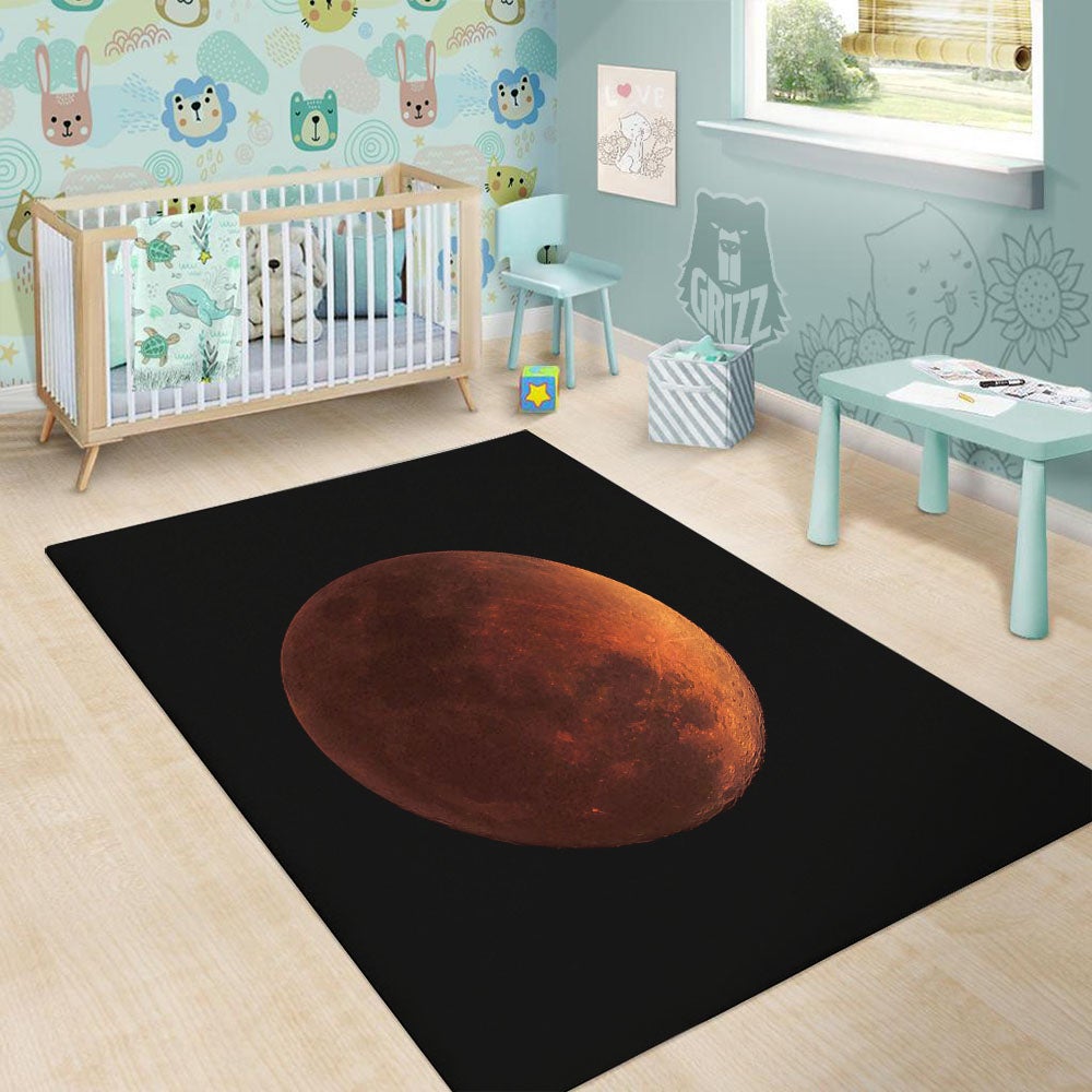 Lunar Cycle Eclipse Print Floor Mat-grizzshop