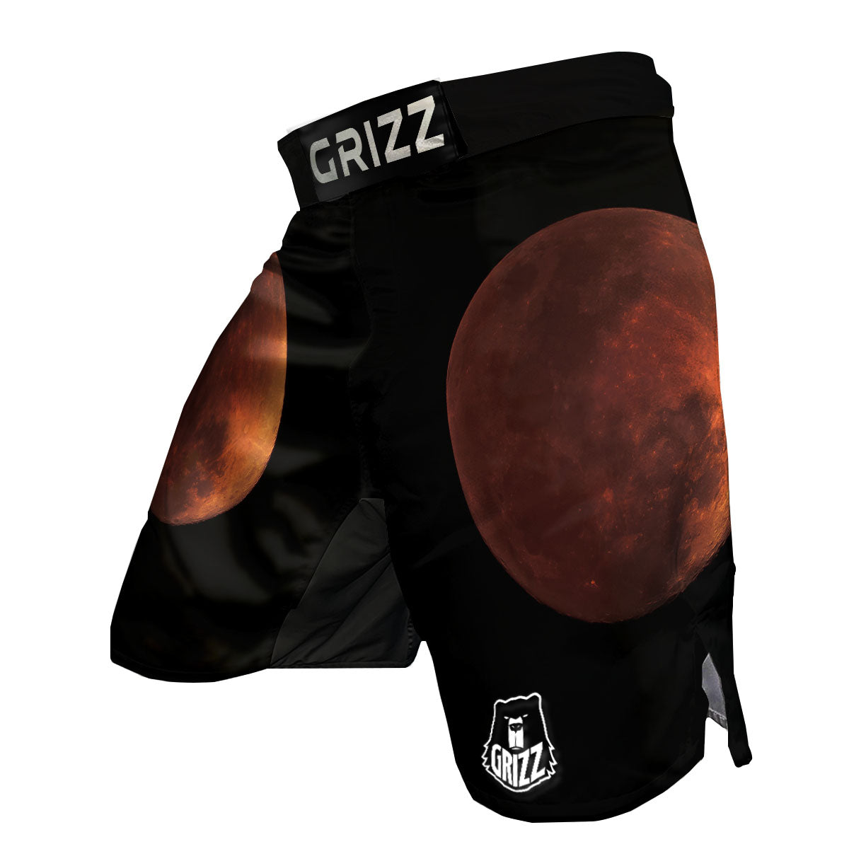 Lunar Cycle Eclipse Print MMA Shorts-grizzshop