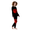 Lunar Eclipse Super Blood Moon Print Women's Pajamas-grizzshop