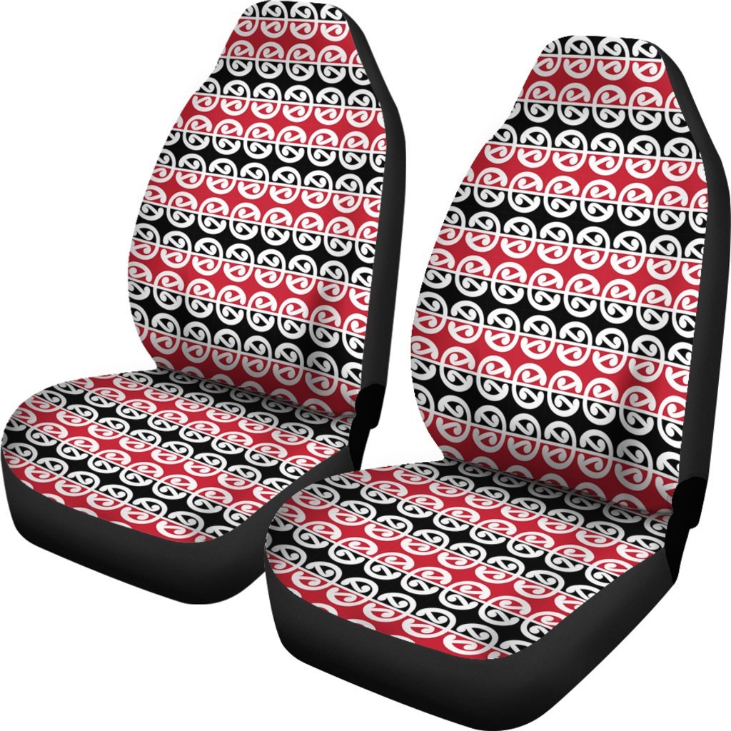 MAORI KOWHAIWHAI RED CAR SEAT COVER UNIVERSAL FIT-grizzshop
