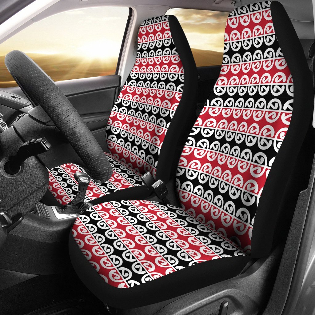 MAORI KOWHAIWHAI RED CAR SEAT COVER UNIVERSAL FIT-grizzshop