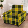 MacLeod Yellow Plaid Tartan Armchair Cover-grizzshop