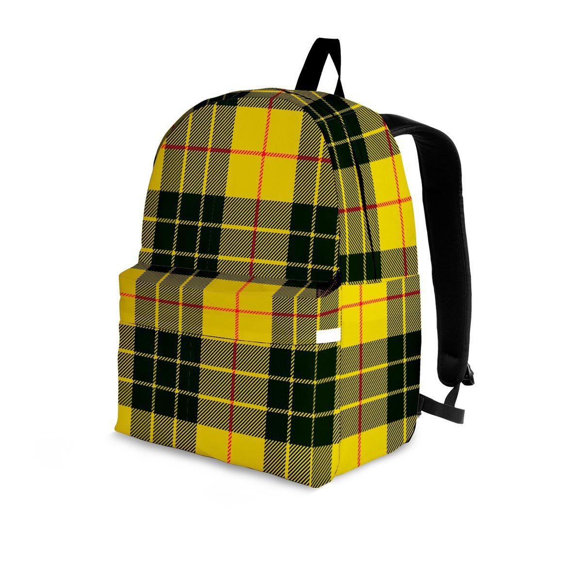 MacLeod Yellow Plaid Tartan Backpack-grizzshop