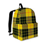 MacLeod Yellow Plaid Tartan Backpack-grizzshop