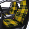 MacLeod Yellow Plaid Tartan Car Seat Covers-grizzshop