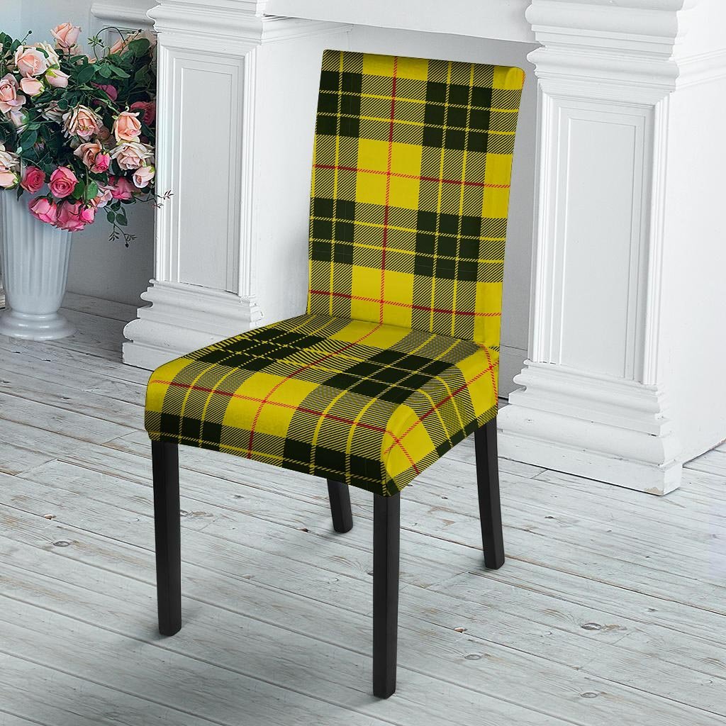 MacLeod Yellow Plaid Tartan Chair Cover-grizzshop