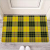 MacLeod Yellow Plaid Tartan Door Mat-grizzshop