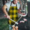 MacLeod Yellow Plaid Tartan Men's Apron-grizzshop