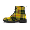 MacLeod Yellow Plaid Tartan Men's Boots-grizzshop