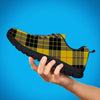 MacLeod Yellow Plaid Tartan Men's Sneakers-grizzshop