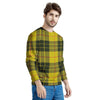 MacLeod Yellow Plaid Tartan Men's Sweatshirt-grizzshop