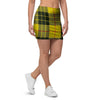 MacLeod Yellow Plaid Tartan Mini Skirt-grizzshop