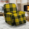 MacLeod Yellow Plaid Tartan Recliner Cover-grizzshop