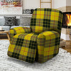 MacLeod Yellow Plaid Tartan Recliner Cover-grizzshop