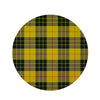 MacLeod Yellow Plaid Tartan Round Rug-grizzshop