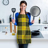 MacLeod Yellow Plaid Tartan Women's Apron-grizzshop