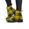 MacLeod Yellow Plaid Tartan Women's Boots-grizzshop