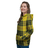 MacLeod Yellow Plaid Tartan Women's Hoodie-grizzshop