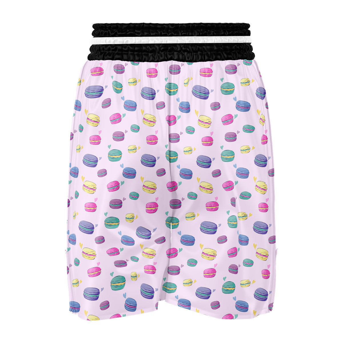 Macaron Colorful Print Pattern Boxing Shorts-grizzshop