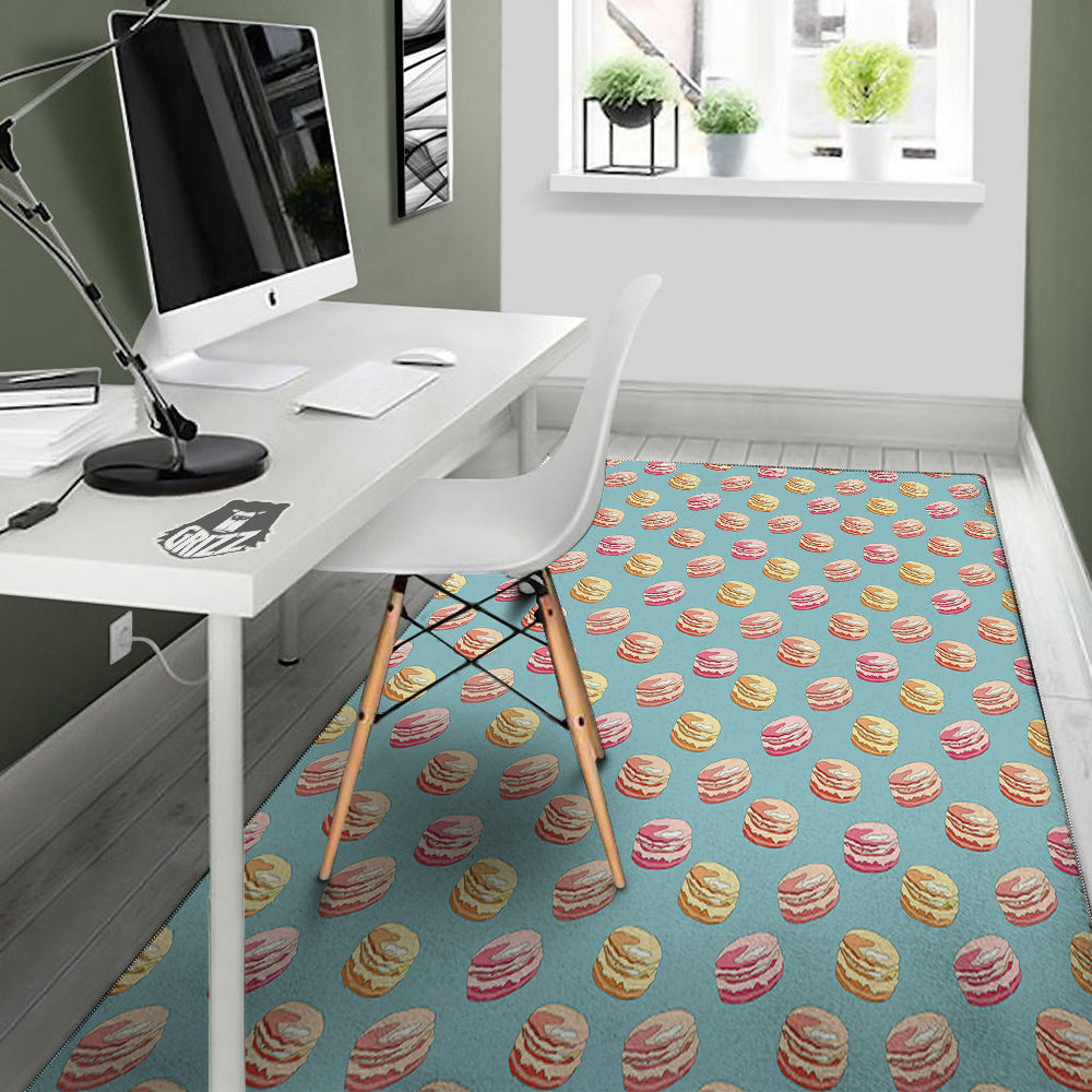 Macaron Cute Print Pattern Floor Mat-grizzshop