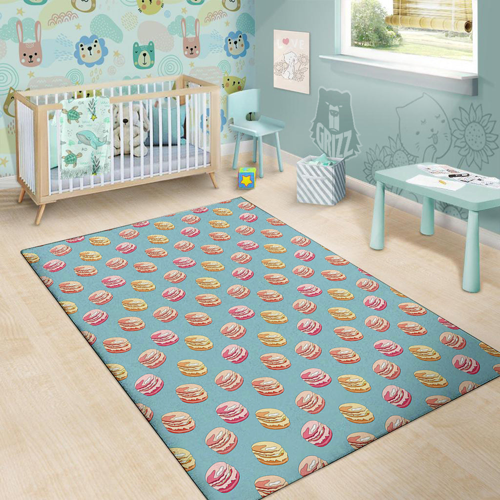 Macaron Cute Print Pattern Floor Mat-grizzshop