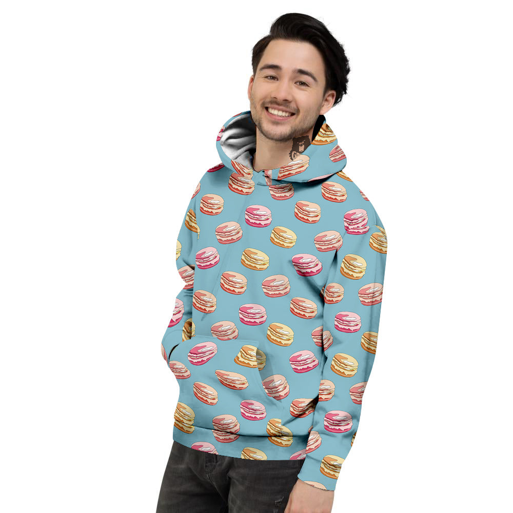 Macaron Cute Print Pattern Men's Hoodie-grizzshop