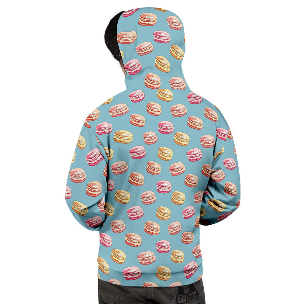 Macaron Cute Print Pattern Men's Hoodie-grizzshop