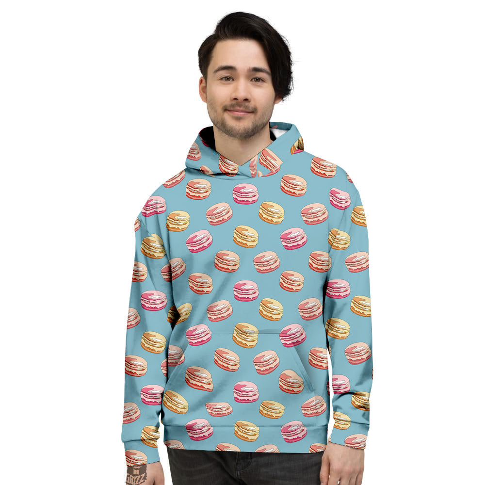 Macaron Cute Print Pattern Men's Hoodie-grizzshop