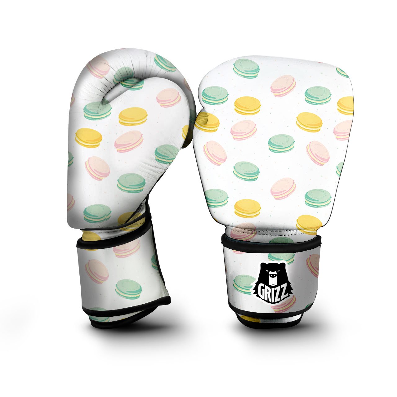 Macaron Pastel Print Pattern Boxing Gloves-grizzshop