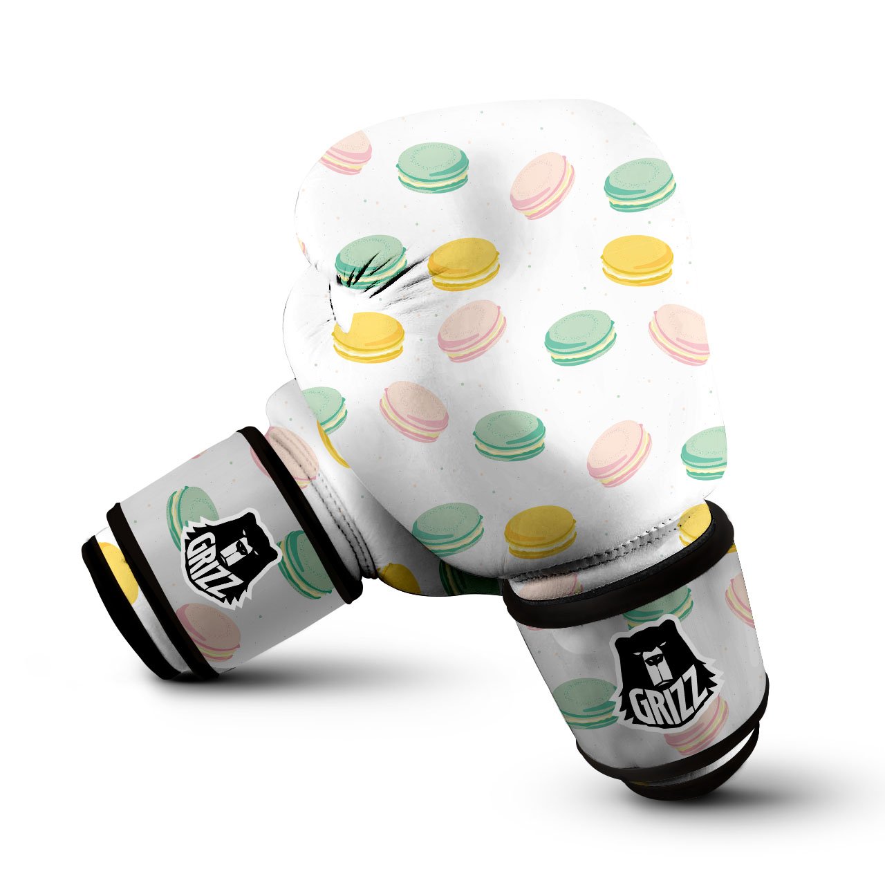 Macaron Pastel Print Pattern Boxing Gloves-grizzshop