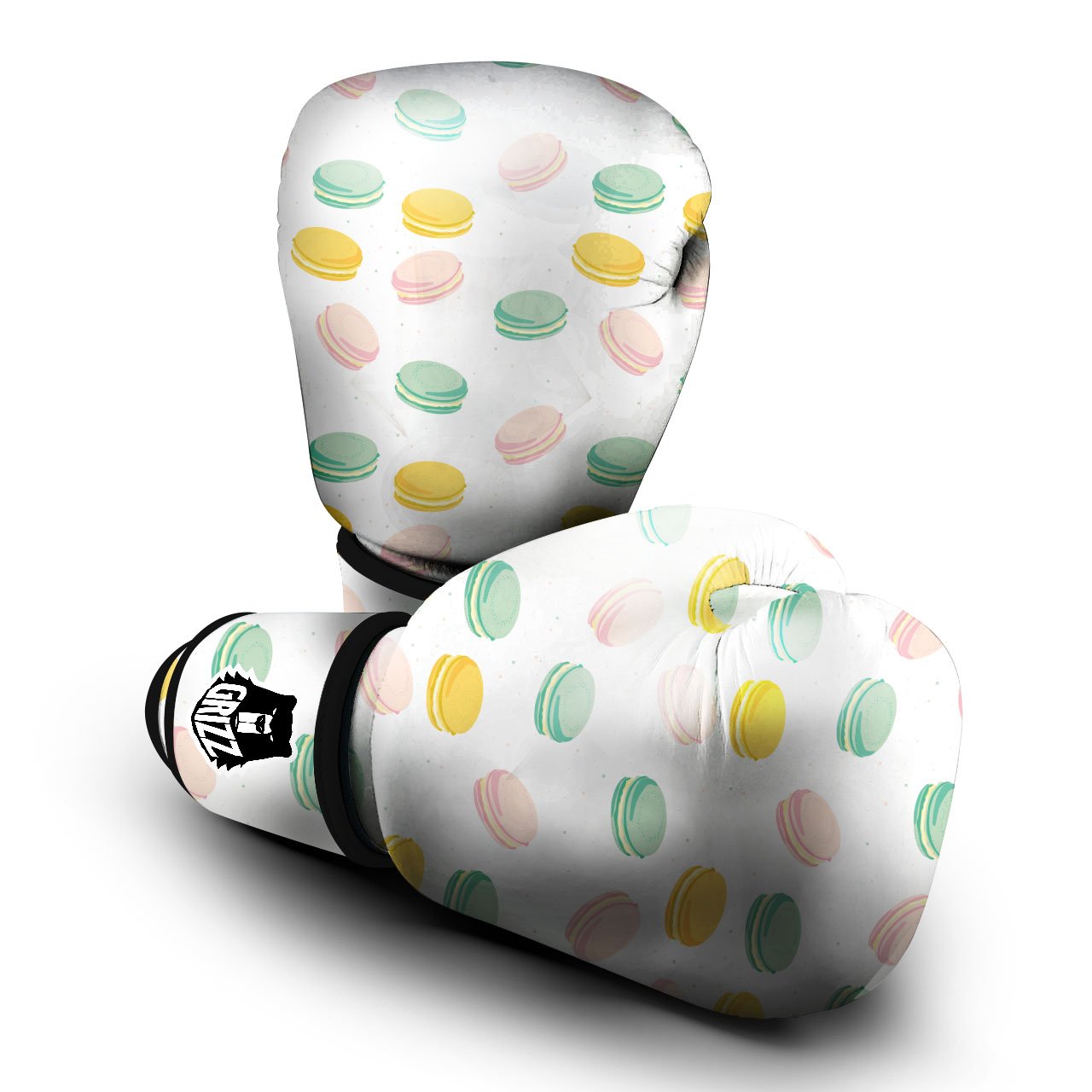 Macaron Pastel Print Pattern Boxing Gloves-grizzshop