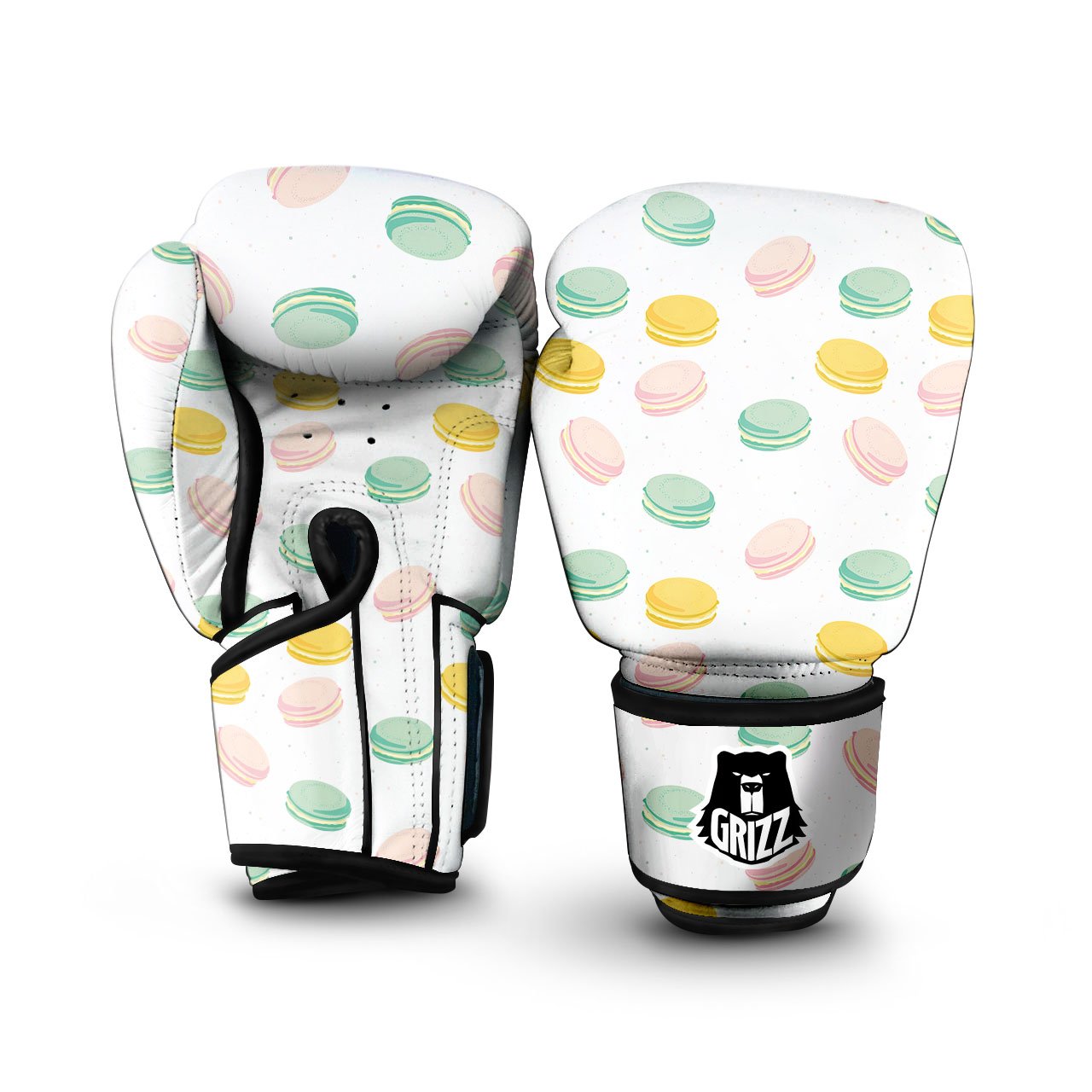 Macaron Pastel Print Pattern Boxing Gloves-grizzshop