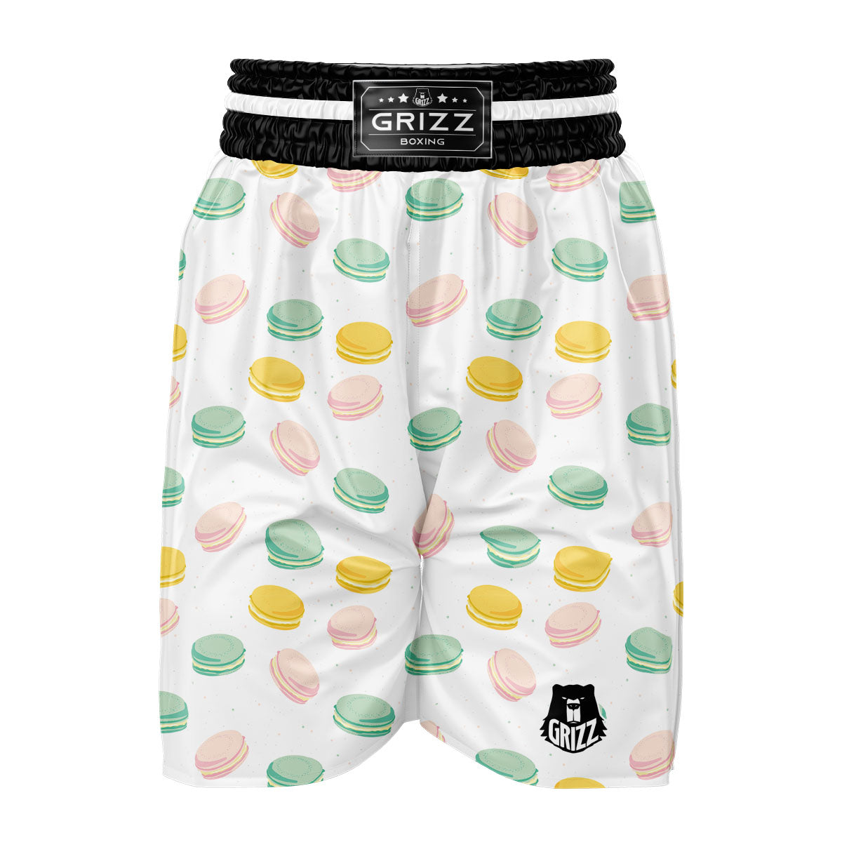 Macaron Pastel Print Pattern Boxing Shorts-grizzshop