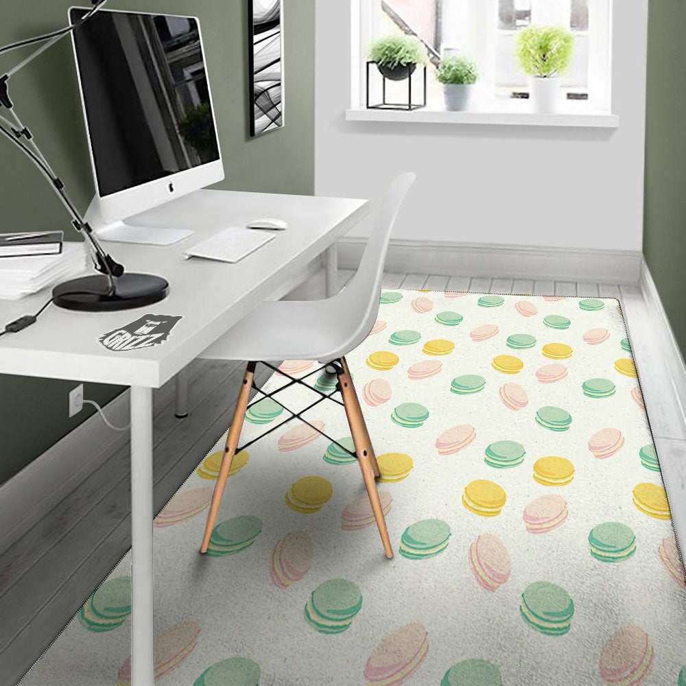 Macaron Pastel Print Pattern Floor Mat-grizzshop